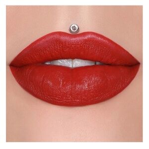 BEST‎ HAIR New in box Jeffree Star Velvet Trap Lipstick Hot Red Orange Sold Out